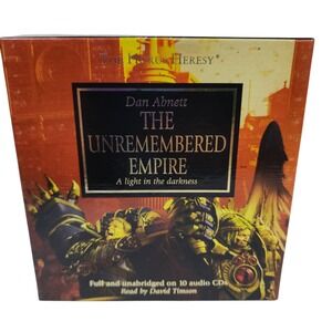 The Unremembered Empire Warhammer 40k Horus‎ Heresy Audio CD Book